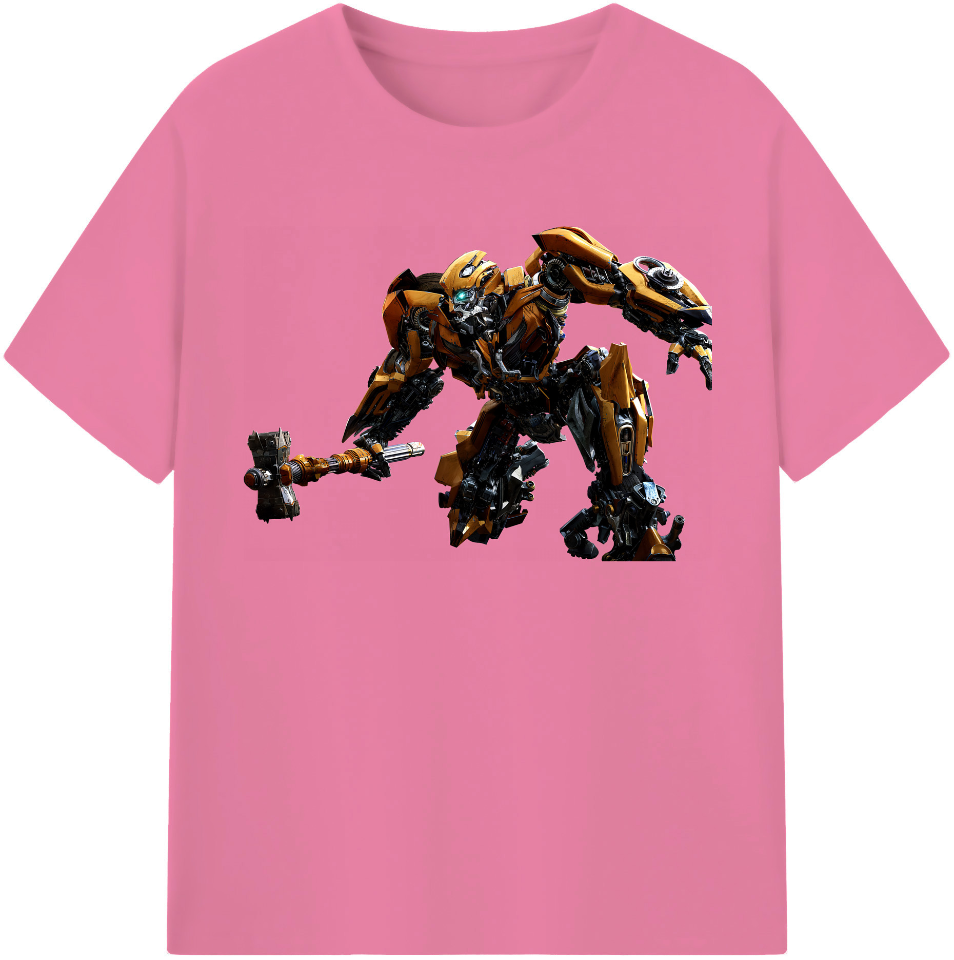 （画像用） Transformers トランスフォーマー 綿100％半袖Tシャツ（フロントプリント）